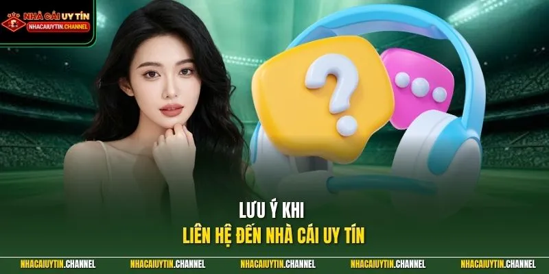 Liên hệ 3 Lưu ý khi liên hệ đến Nhà Cái Uy Tín